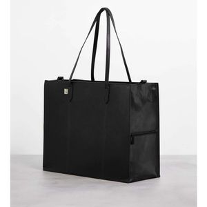 BEIS LARGE WORK TOTE IN BLACK